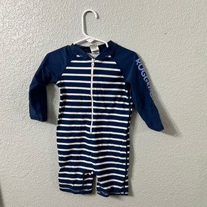 Ruggedbutts long sleeve one piece rash guard